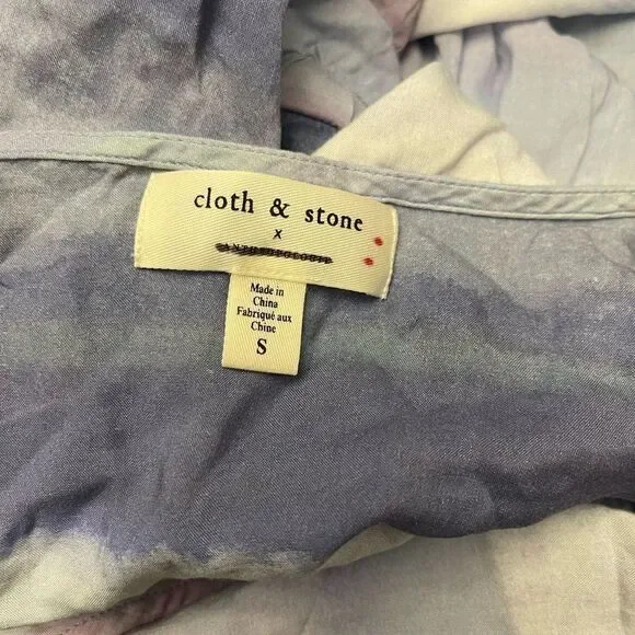 Anthropologie - CLOTH & STONE Tie-dye Midi Dress In Assorted - Picture 7 of 8